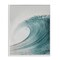 Stupell Industries Big Curled Sea Wave Framed Giclee Wall Art Design by LSR Design Studio